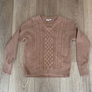 GAP Women's Cable Knit Sweater - Tan